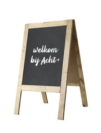 Stoepbord branding winkelconcept Amersfoort