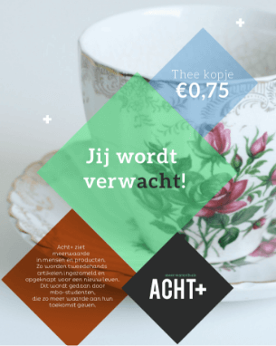 Poster als uiting in branding winkelconcept